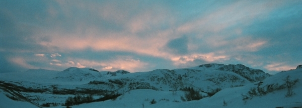 Sunset over Jotunheimen